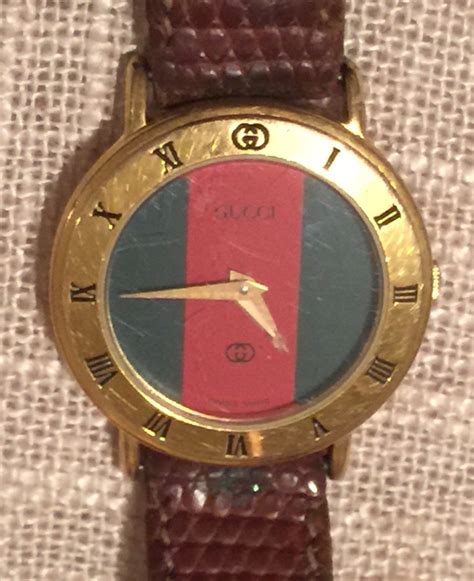 vintage gucci watch value|authentic vintage gucci watch.